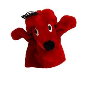 Clifford The Big Red Dog Hand Puppet Norman Bridwell Plush Stuffed Vintage 1995